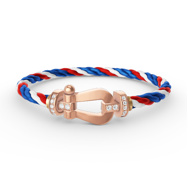 ¡®Twinkle jewelry¡¯FORCE LARGE HORSESHOE HALF DIAMOND BRACELET ROSE GOLD