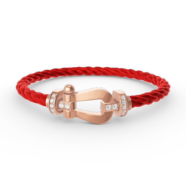 ¡®Twinkle jewelry¡¯FORCE LARGE HORSESHOE HALF DIAMOND BRACELET ROSE GOLD