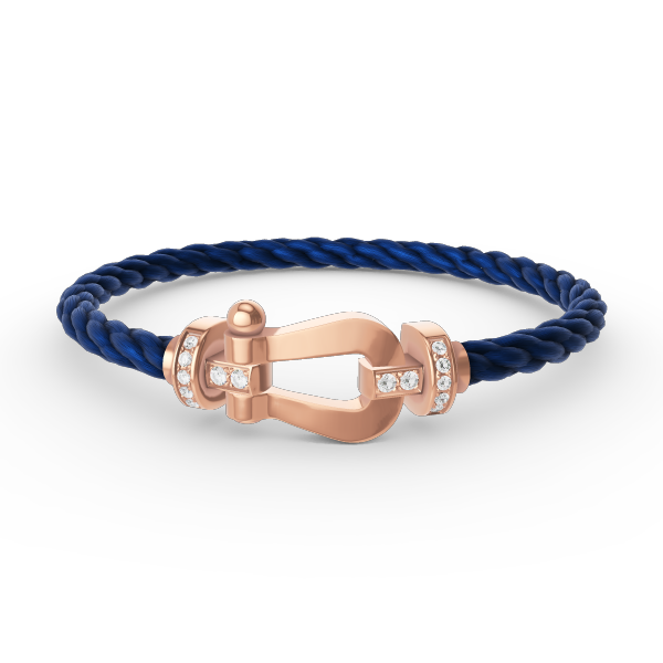¡®Twinkle jewelry¡¯FORCE LARGE HORSESHOE HALF DIAMOND BRACELET ROSE GOLD