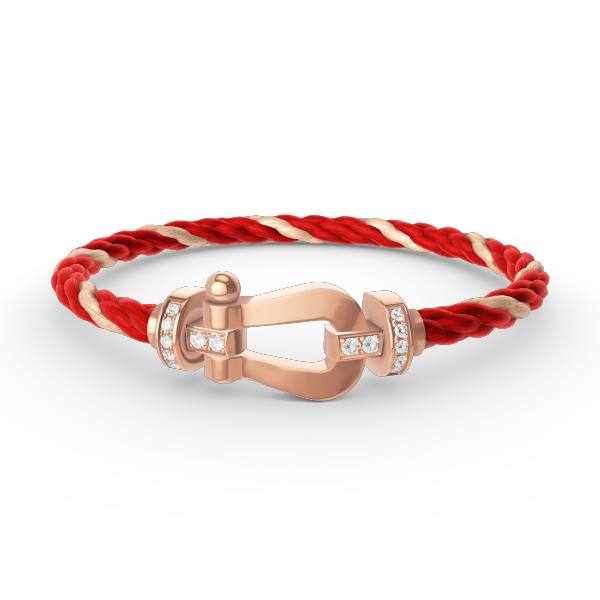 ¡®Twinkle jewelry¡¯FORCE LARGE HORSESHOE HALF DIAMOND BRACELET ROSE GOLD