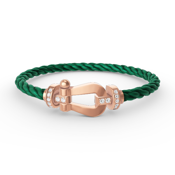 ¡®Twinkle jewelry¡¯FORCE LARGE HORSESHOE HALF DIAMOND BRACELET ROSE GOLD