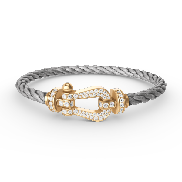 ¡®Twinkle jewelry¡¯FORCE LARGE HORSESHOE FULL DIAMOND BRACELET GOLD