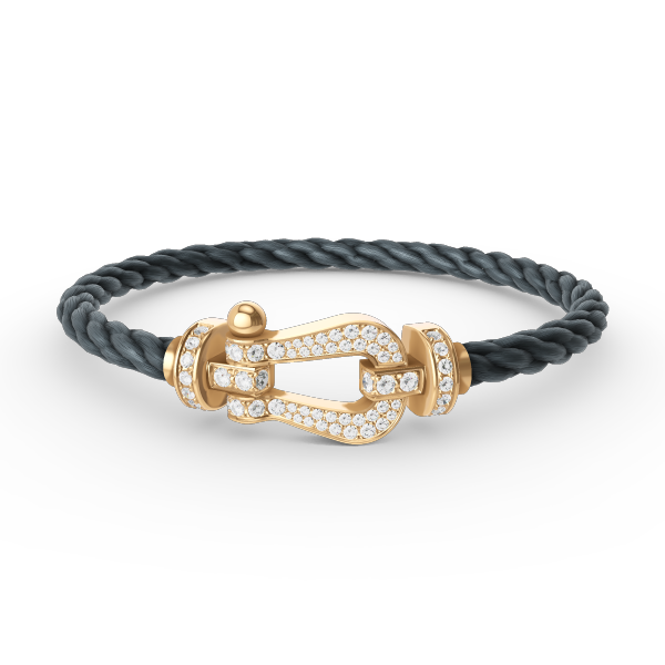¡®Twinkle jewelry¡¯FORCE LARGE HORSESHOE FULL DIAMOND BRACELET GOLD