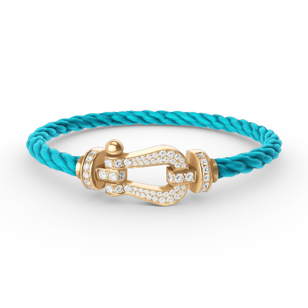 ¡®Twinkle jewelry¡¯FORCE LARGE HORSESHOE FULL DIAMOND BRACELET GOLD