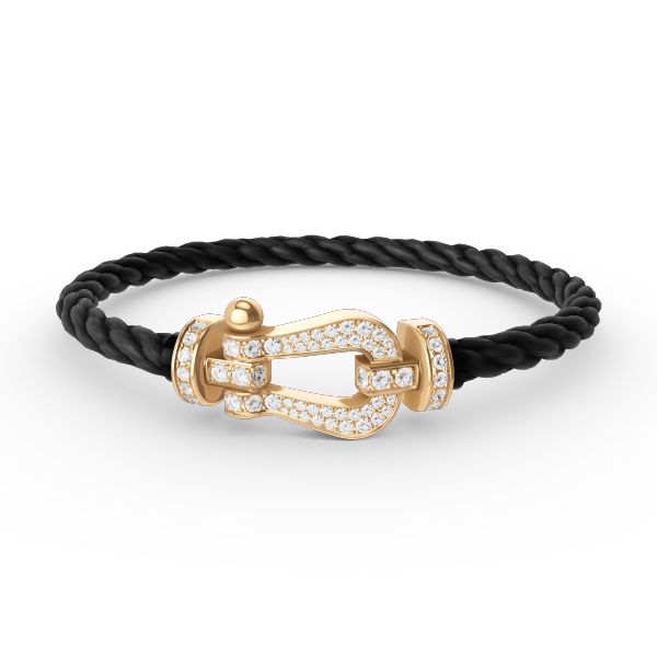 ¡®Twinkle jewelry¡¯FORCE LARGE HORSESHOE FULL DIAMOND BRACELET GOLD