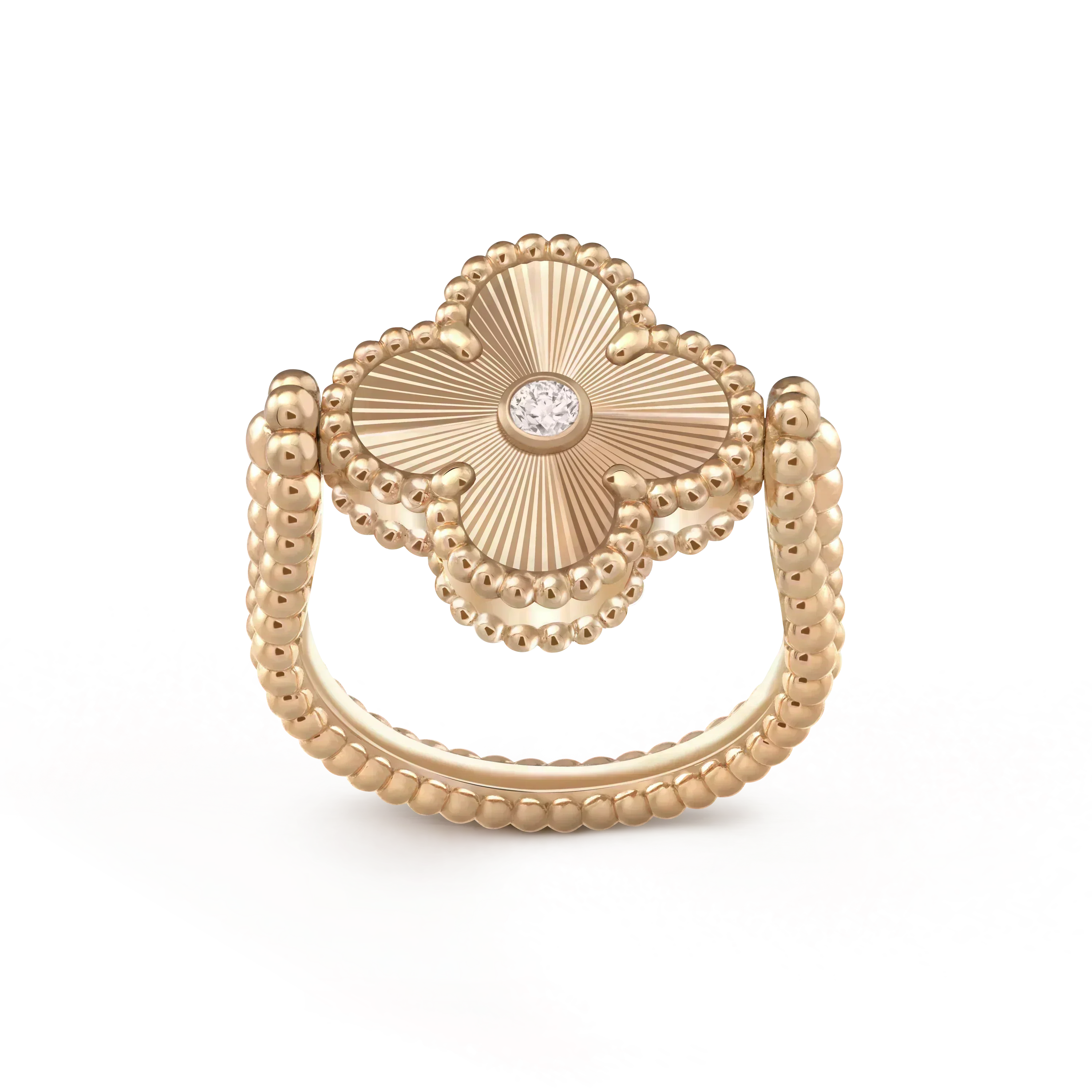 ¡®Twinkle jewelry¡¯CLOVER RIVERSIBLE ROSE GOLD RING