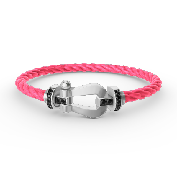 ¡®Twinkle jewelry¡¯FORCE LARGE HORSESHOE BLACK DIAMOND BRACELET SILVER