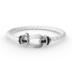 ¡®Twinkle jewelry¡¯FORCE LARGE HORSESHOE BLACK DIAMOND BRACELET SILVER