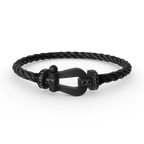 ¡®Twinkle jewelry¡¯FORCE LARGE SERIES HORSESHOE BLACK SAMURAI BRACELET