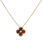 ¡®Twinkle jewelry¡¯CLOVER 15MM DIAMOND AND YELLOW TIGER'S EYE AGATE necklace