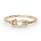 ¡®Twinkle jewelry¡¯FORCE LARGE HORSESHOE CLASP  METAL BRACELET