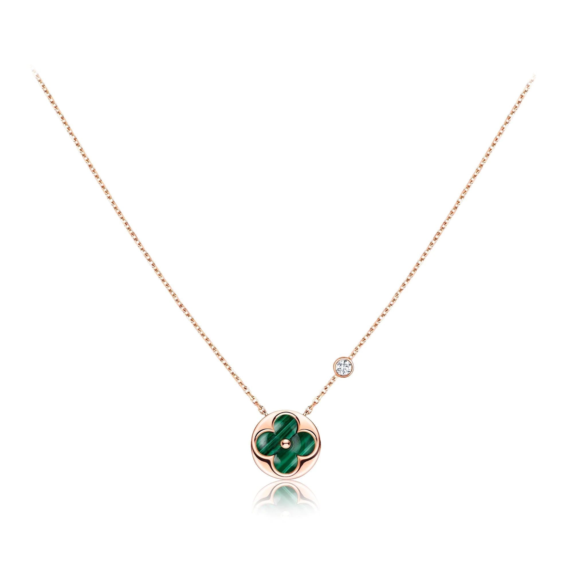 ¡®Twinkle jewelry¡¯SUN PEDANT PINK GOLD 1 DIAMOND NECKLACE
