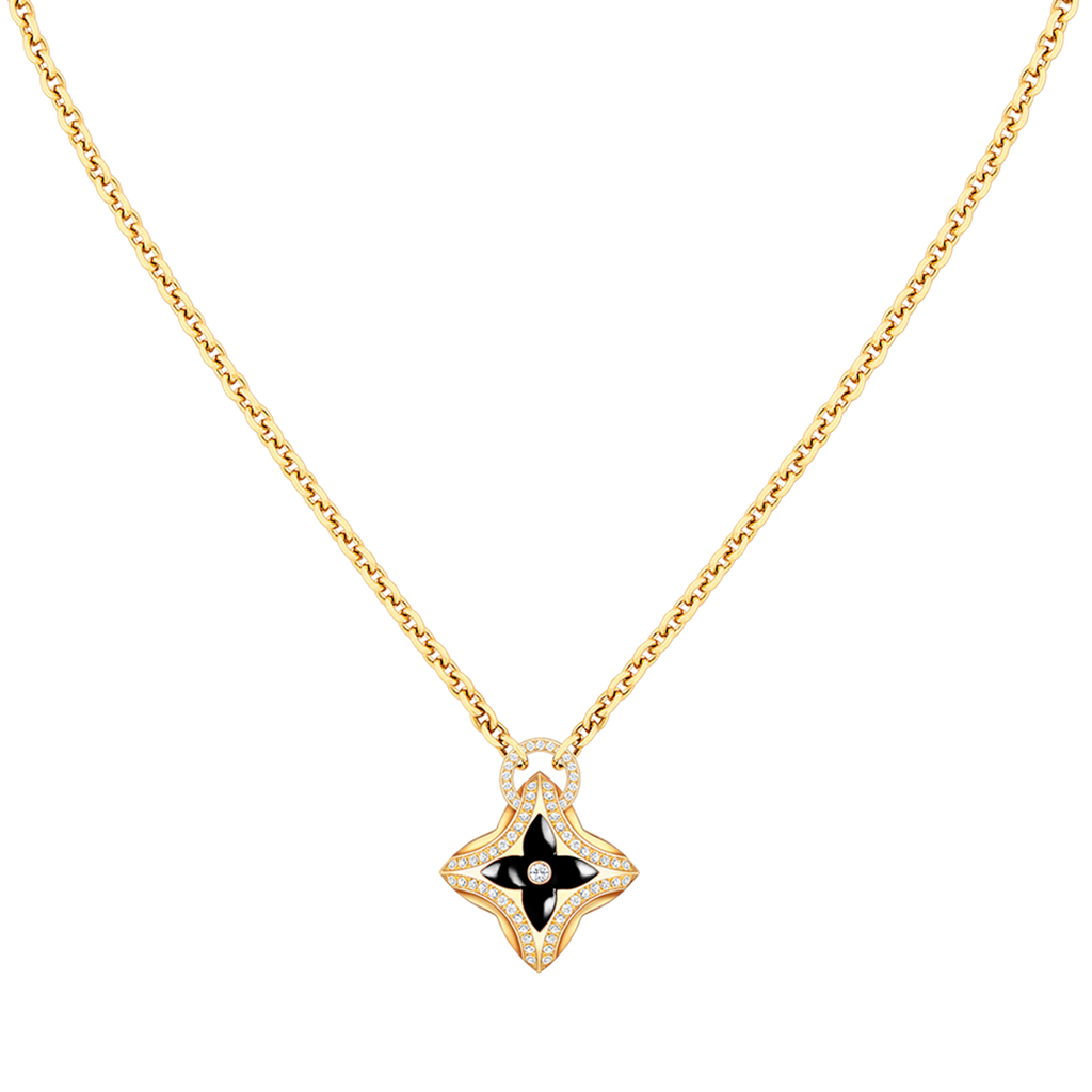 ¡®Twinkle jewelry¡¯STAR PEDANT PINK GOLD DIAMOND NECKLACE