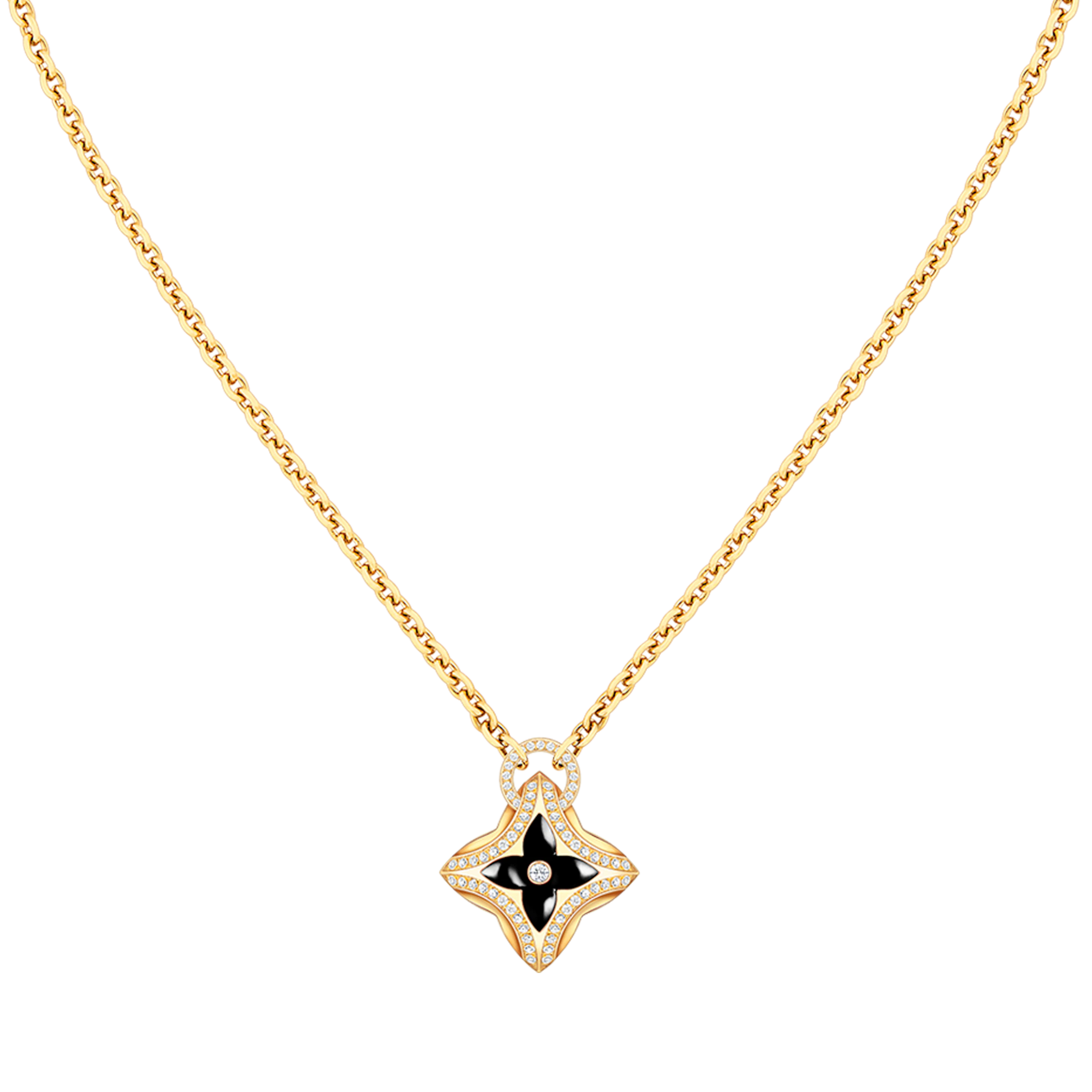 ¡®Twinkle jewelry¡¯STAR PEDANT PINK GOLD DIAMOND NECKLACE