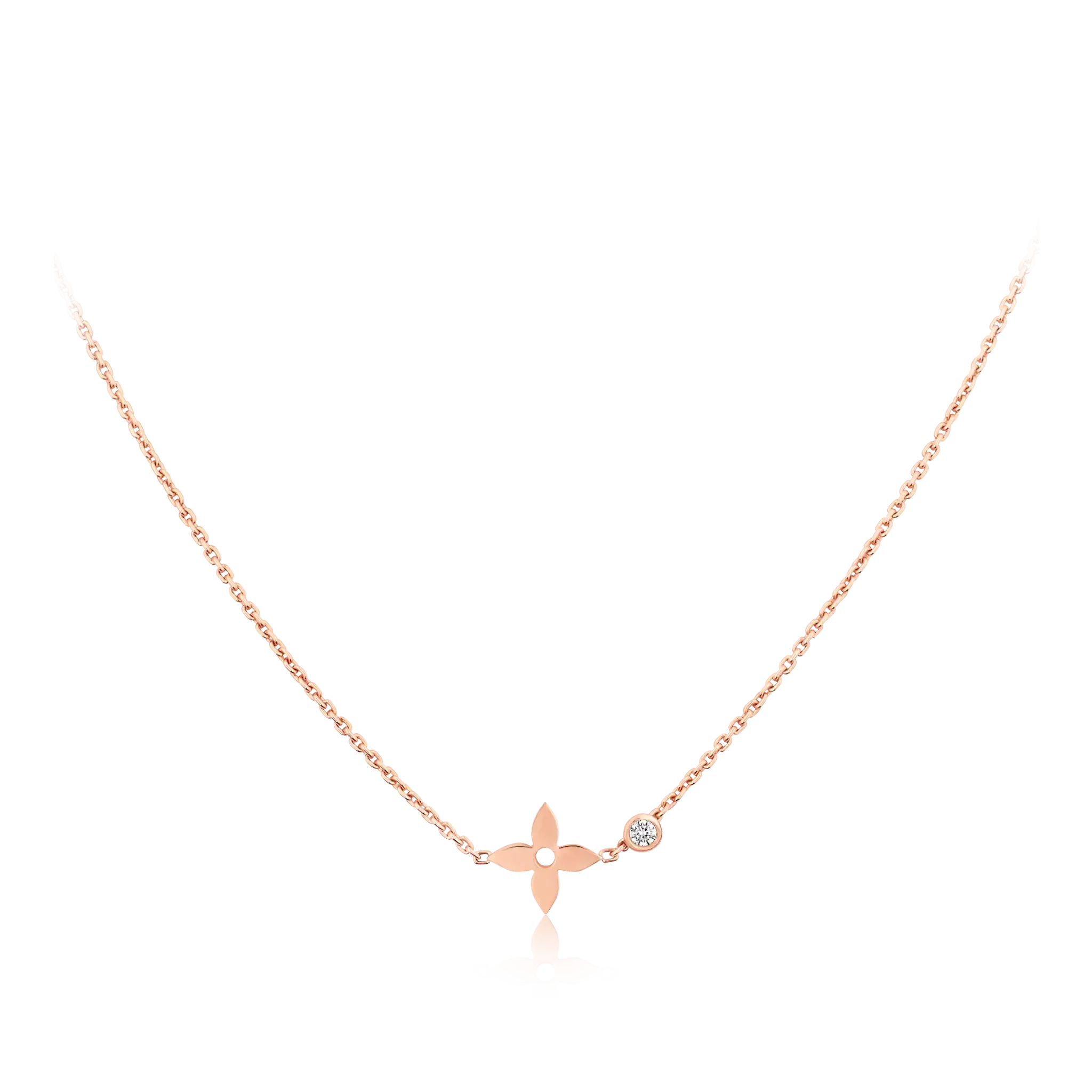 ¡®Twinkle jewelry¡¯BLOSSOM PENDANT PINK GOLD AND DIAMOND