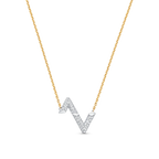 ¡®Twinkle jewelry¡¯VOLT SILVER DIAMOND PEDANT NECKLACE