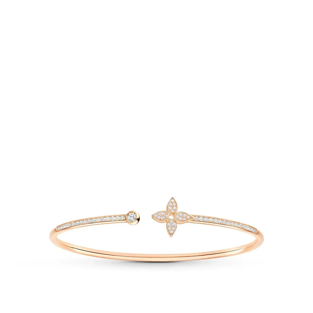 ¡®Twinkle jewelry¡¯IDYLLE PINK GOLD OPEN BRACELET DIAMOND PAVED