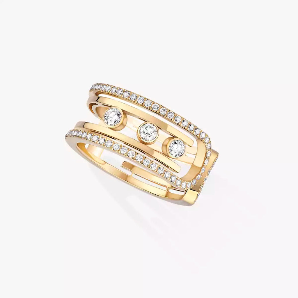 [Twinkle jewelrys]Move 10th Diamond Ring in Gold