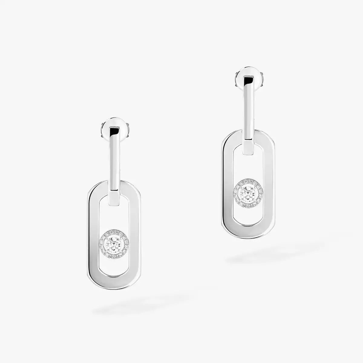 [Twinkle jewelrys] So Move XL Diamond Hoop Earring