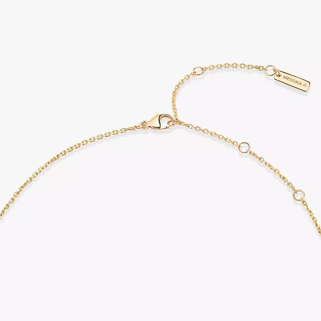 [Twinkle jewelrys]Lucky Eye Diamond Necklace in Rose Gold and Turquoise