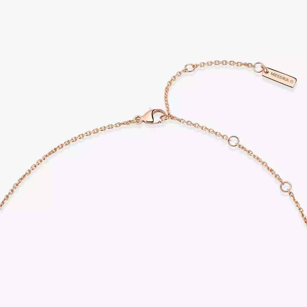 [Twinkle jewelrys]Lucky Eye Diamond Necklace in Rose Gold and Turquoise