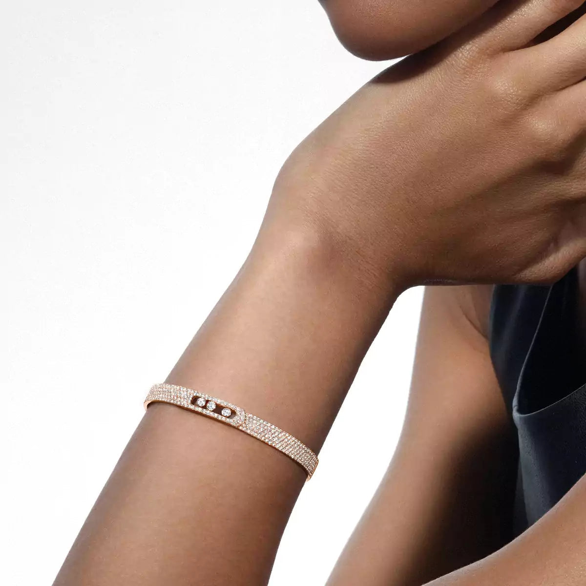 [Twinkle jewelrys]Move Noa Full Pavé Diamond Bangle Bracelet
