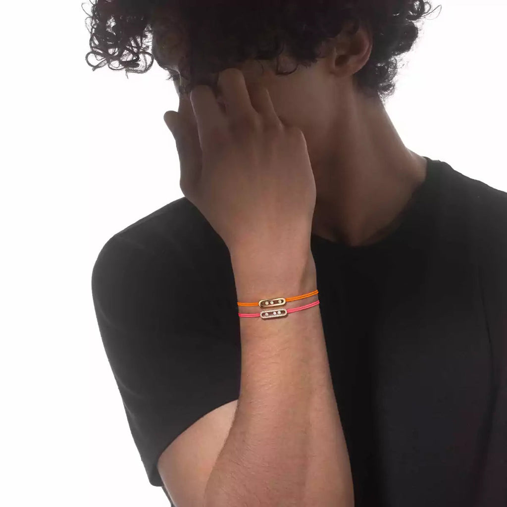 [Twinkle jewelrys]Messika Care(s) pink cord pavé bracelet