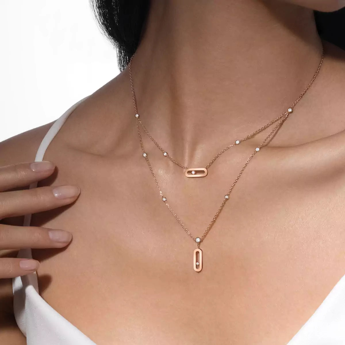 [Twinkle jewelrys] Move Uno Diamond Necklace