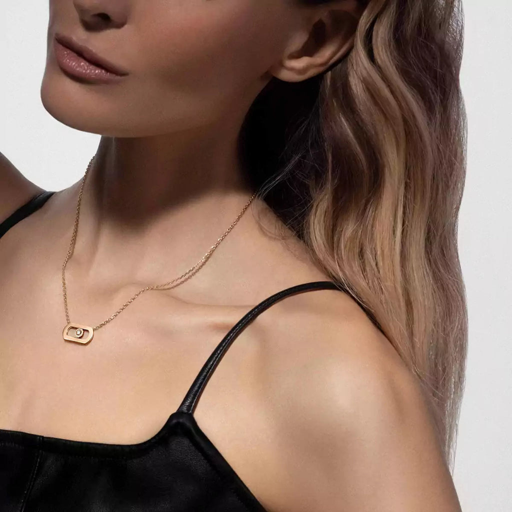 [Twinkle jewelrys]So Move Diamond Necklace in Gold
