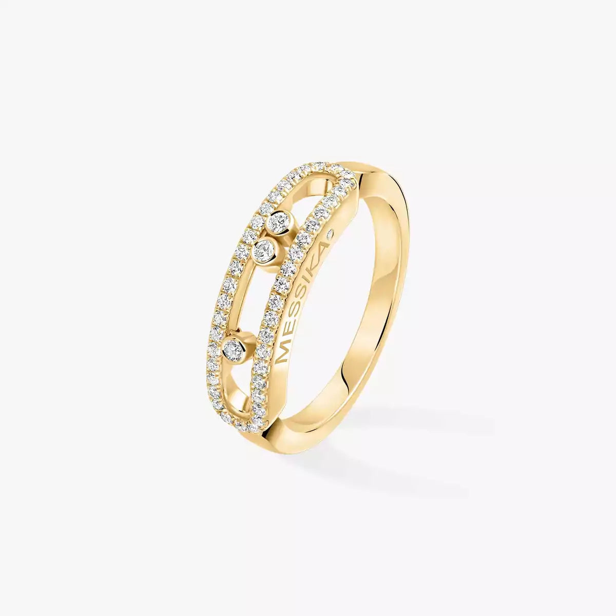 [Twinkle jewelrys] Baby Move Gold Diamond Pave_ Ring
