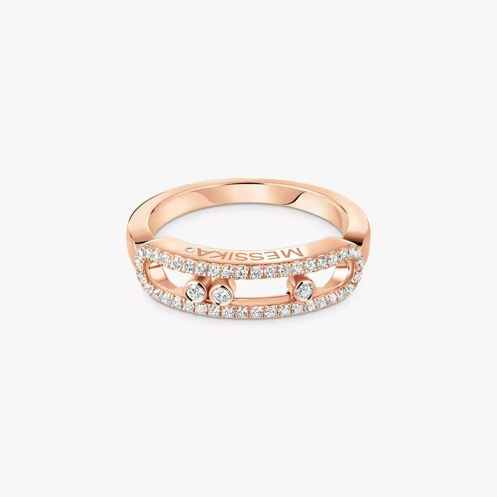 [Twinkle jewelrys] Baby Move Gold Diamond Pave_ Ring