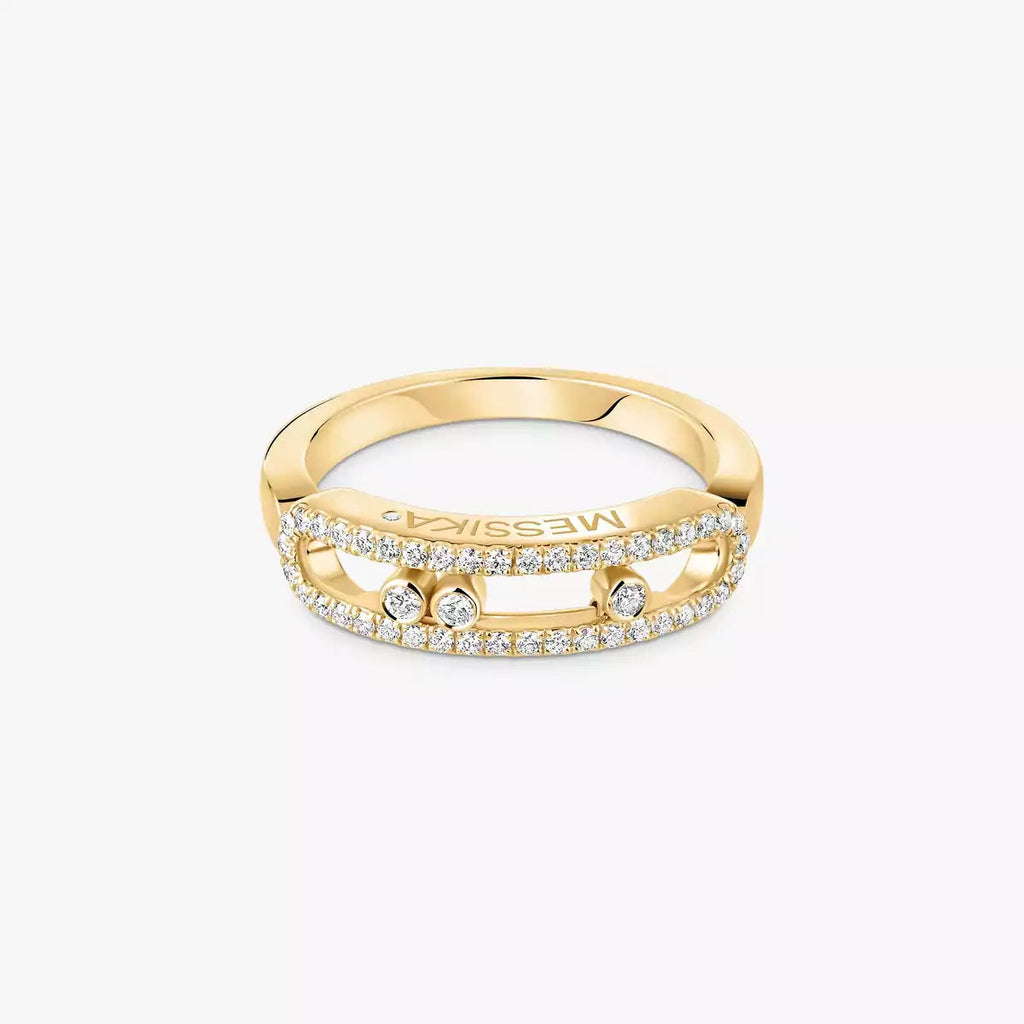 [Twinkle jewelrys] Baby Move Gold Diamond Pave_ Ring
