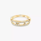 [Twinkle jewelrys] Baby Move Gold Diamond Pave_ Ring