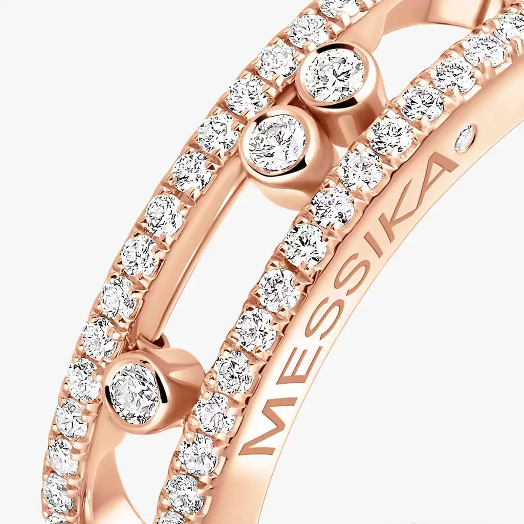 [Twinkle jewelrys] Baby Move Gold Diamond Pave_ Ring