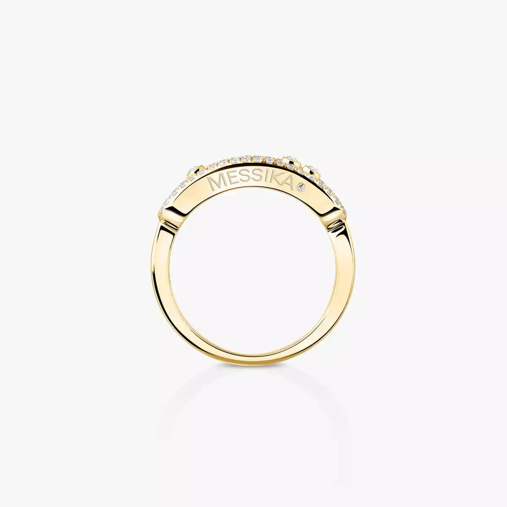 [Twinkle jewelrys] Baby Move Gold Diamond Pave_ Ring