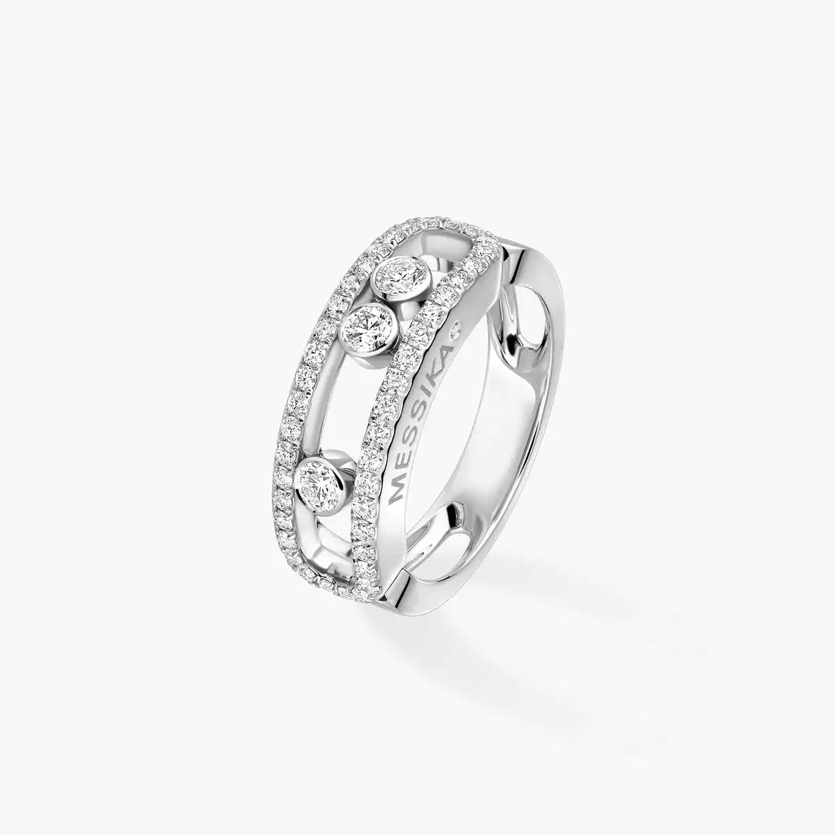 [Twinkle jewelrys] Move Gold Diamond Pave_ Ring