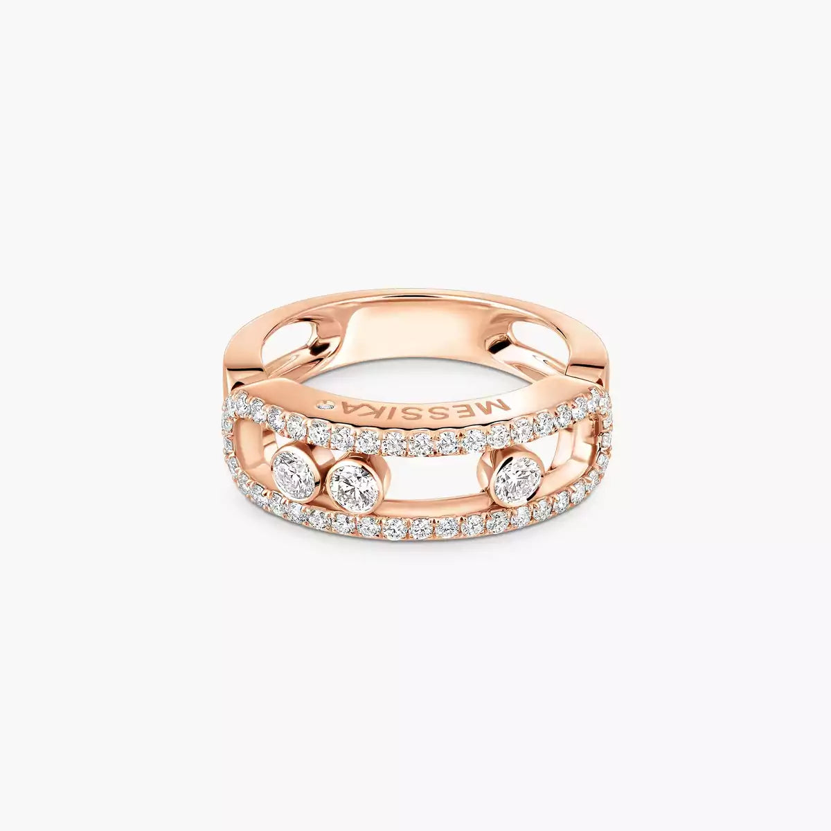 [Twinkle jewelrys] Move Gold Diamond Pave_ Ring