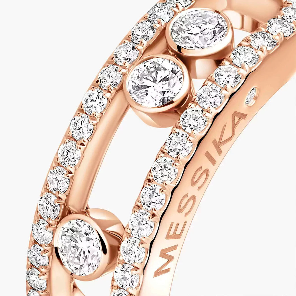 [Twinkle jewelrys] Move Gold Diamond Pave_ Ring