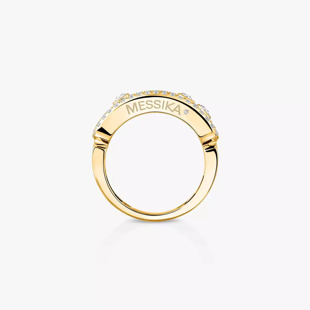 [Twinkle jewelrys] Move Gold Diamond Pave_ Ring