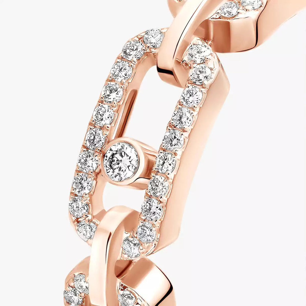 [Twinkle jewelrys]Move Link Pave_-Set Diamond Ring in Gold