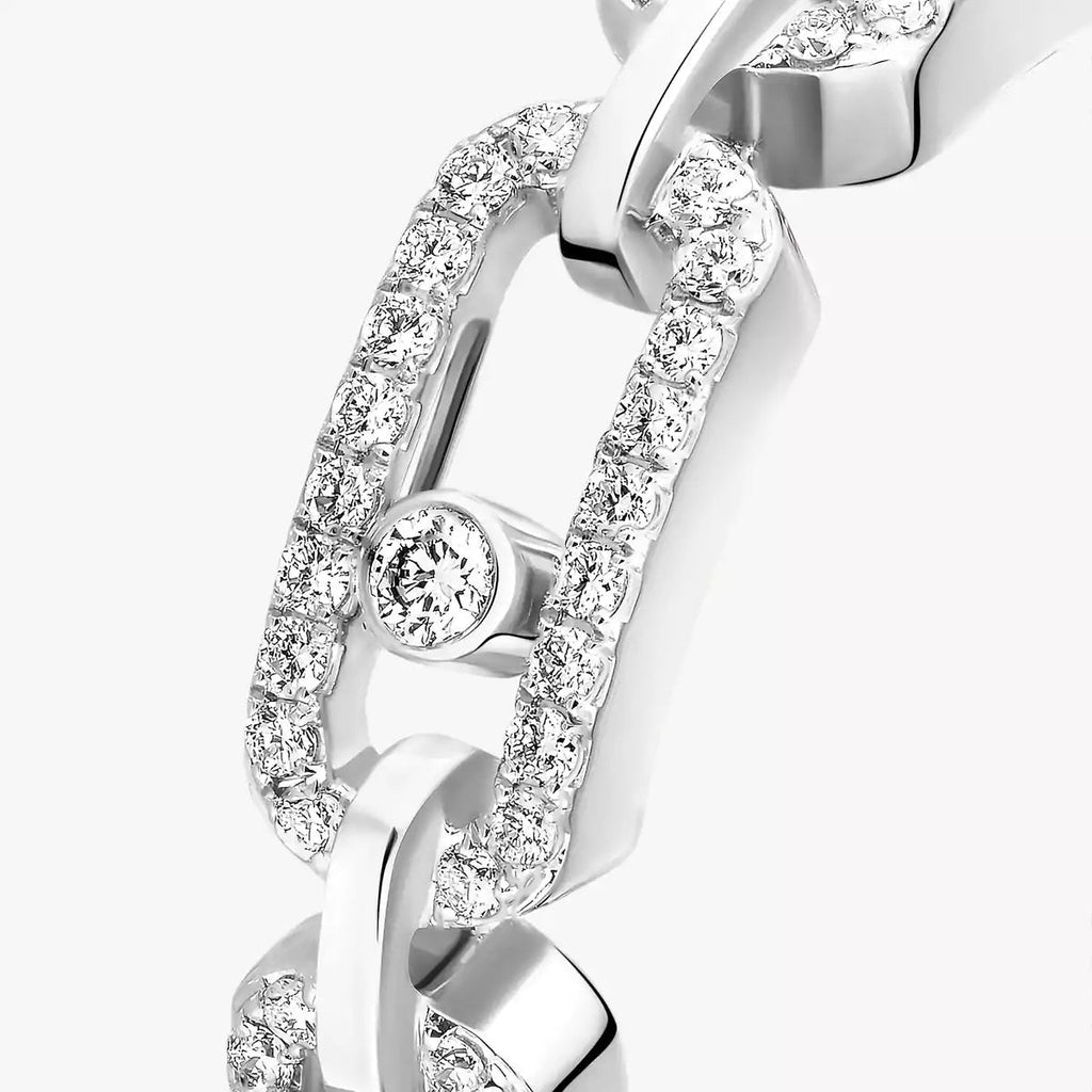 [Twinkle jewelrys]Move Link Pave_-Set Diamond Ring in Gold