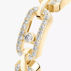 [Twinkle jewelrys]Move Link Pave_-Set Diamond Ring in Gold
