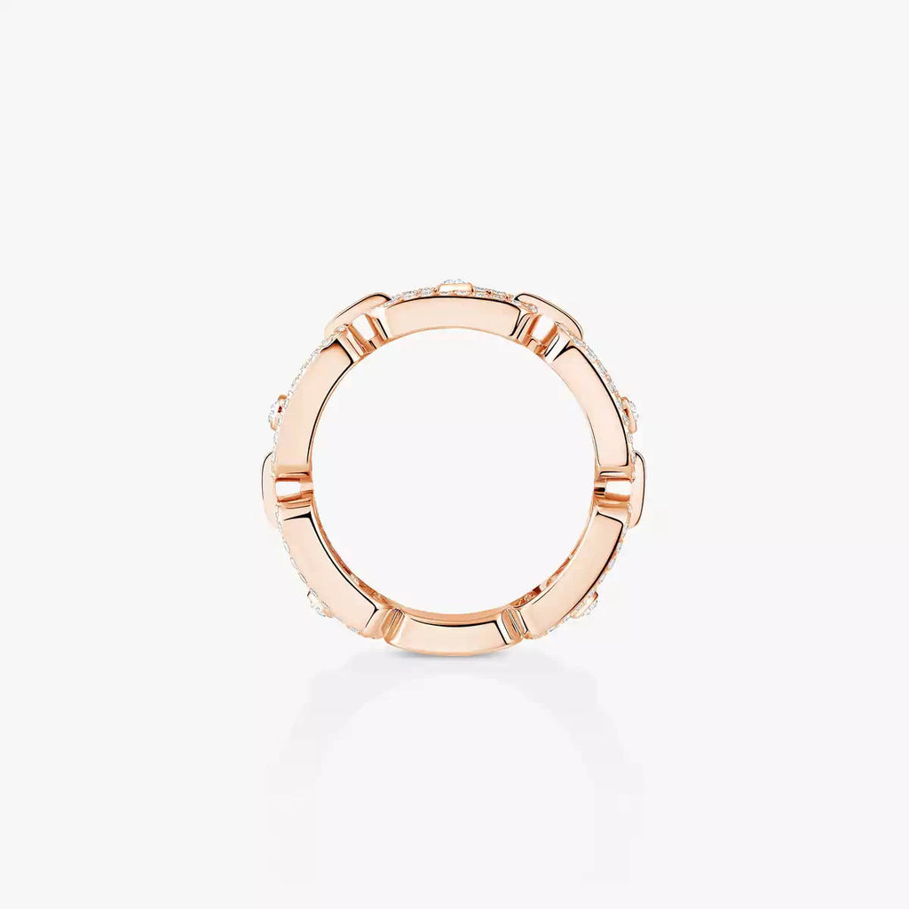 [Twinkle jewelrys]Move Link Pave_-Set Diamond Ring in Gold