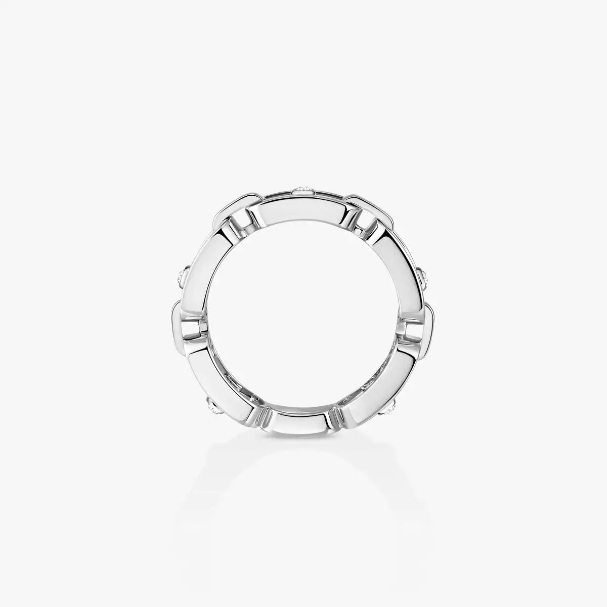 [Twinkle jewelrys]Move Link Pave_-Set Diamond Ring in Gold