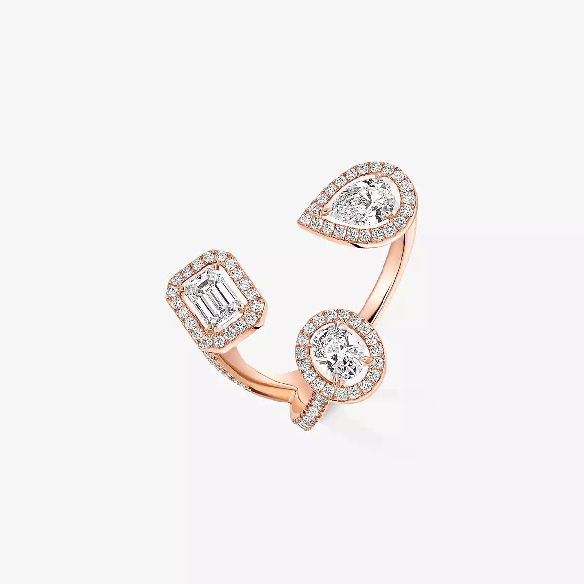 [[Twinkle jewelrys] Diamond Ring 0,25ct My Twin Trilogy