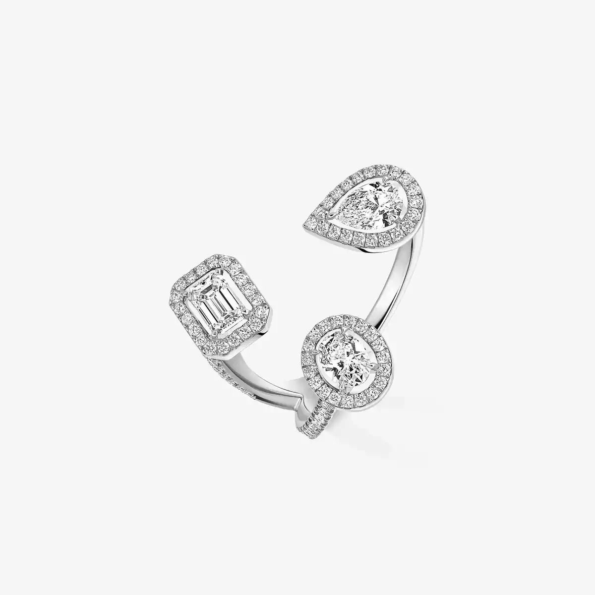 [[Twinkle jewelrys] Diamond Ring 0,25ct My Twin Trilogy