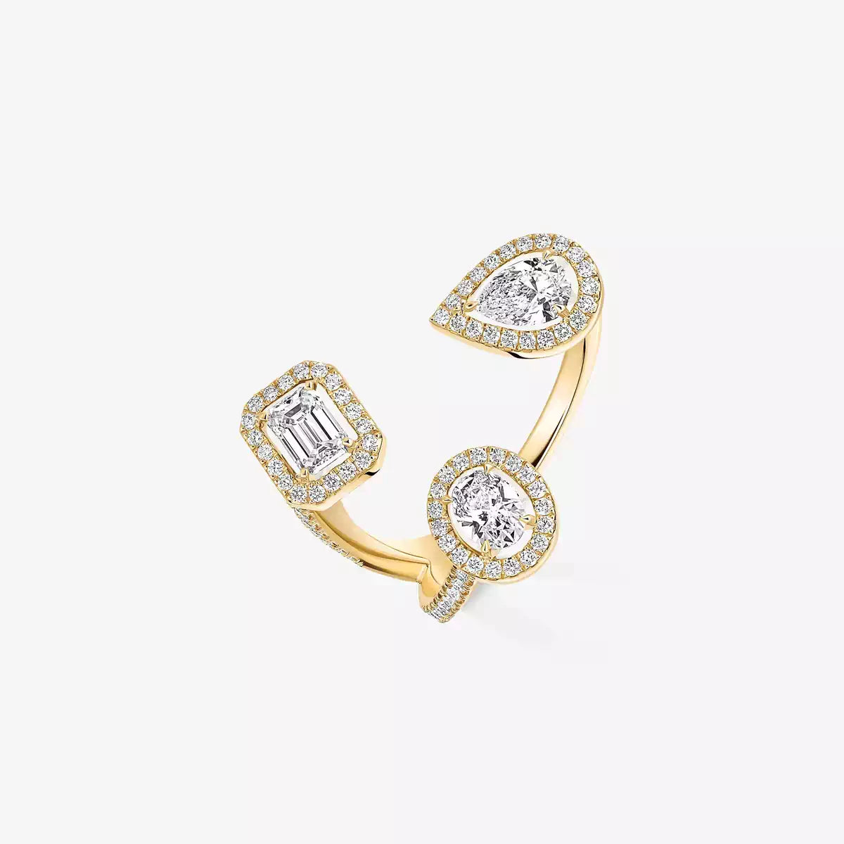 [[Twinkle jewelrys] Diamond Ring 0,25ct My Twin Trilogy