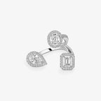 [[Twinkle jewelrys] Diamond Ring 0,25ct My Twin Trilogy