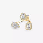 [[Twinkle jewelrys] Diamond Ring 0,25ct My Twin Trilogy