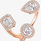 [[Twinkle jewelrys] Diamond Ring 0,25ct My Twin Trilogy